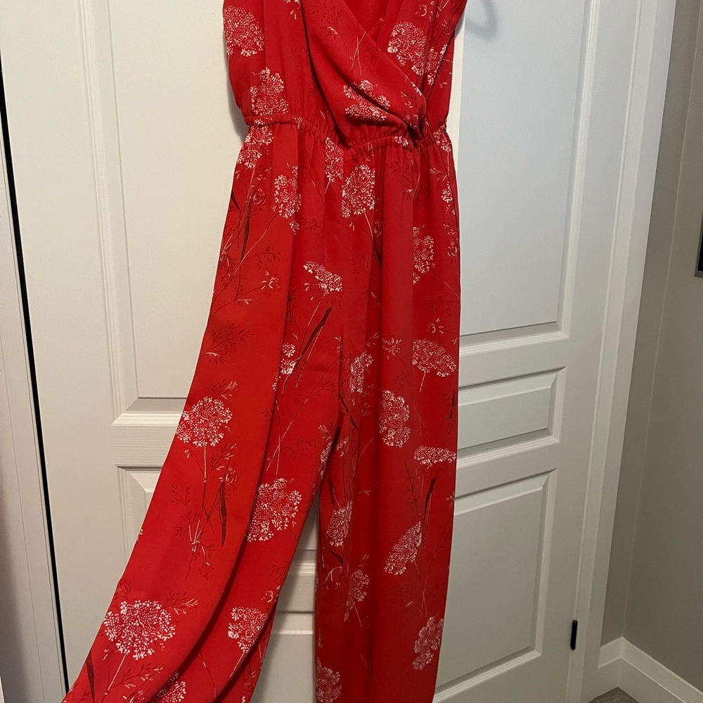 Wilfred Floral Red Jumpsuit
